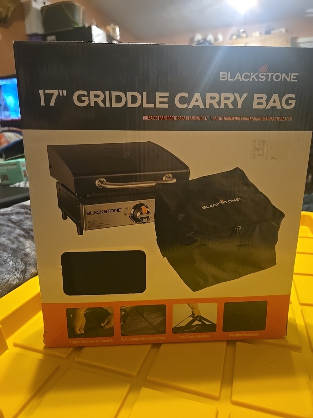 Blackstone Black 17" Griddle Carry Bag - Heavy-Duty Travel Cover